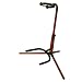 On Stage WGS100 Wooden Guitar Stand, Rosewood Finish