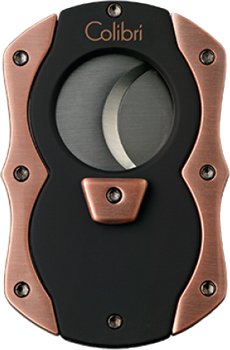 Colibri Cut 62 Ring Gauge Cigar Cutter Stainless Steel Black/Rose - Colibri KNF600011