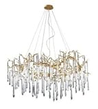 IMAGE OF ELK Lighting Veubronce 15-Light Chandelier In Gold Leaf
