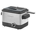 Cuisinart CDF-100 Compact 1.1-Liter Deep Fryer, Brushed Stainless Steel