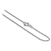 Sterling Silver Polished 1MM Bead 16  18  20  22  24  Chain Necklace with Spring Ring Clasp