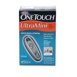 One Touch UltraMini Blood Glucose Monitoring System Kit Silver Color