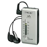Sony SRF-S84 FM/AM Super Compact Radio Walkman with Sony MDR Fontopia Ear-Bud