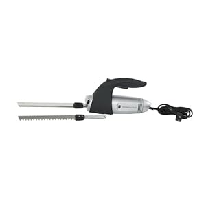 Wolfgang Puck WPEKF015 Dual-Blade Electric Carving Knife with Rotating Handle Wolfgang Puck WPEKF015 Dual-Blade Electric Carving Knife with Rotating Handle