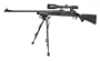 Shooters Ridge Pivot Extended Bipod (14.5 - 29.25-Inch)