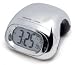CHROME ALARM CHROME CLOCK WITH BLUE LITE