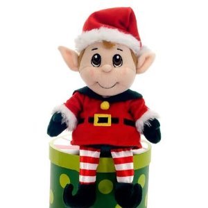 Plush Santa's Secret Elf Boy 12" - New Style
