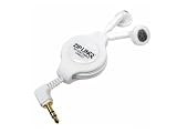 Cables Unlimited ZIP-AUDIO-CD2W ZipLinq Retractable Stereo Earphones (White)