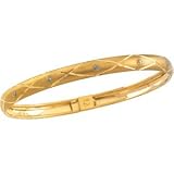 14K Yellow Gold Child's Flex Bangle Bracelet-