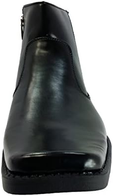 Coronado Columbus Men's Italian Black Dress Boot 8 M US