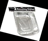 from Home Maid 2 Large Foil Roasting Dishes 32cm x 26cm Approx