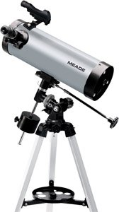Buy Meade 114 EQ-ASTR Equatorial Refractor Telescope - Silver (4066) by Meade now!