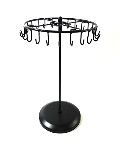 Black Color Rotating Necklace Holder Bracelet Stand / Jewelry Organizer / Jewelry Tree