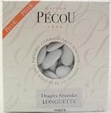 Ultra Fine Jordan Almonds / French Dragées White - 1 Pound