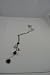 Necklace No Clasp,Long Double Chain, with dangling hearts BLACK