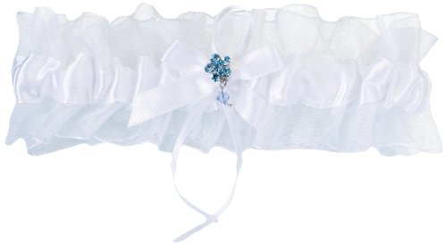 Lillian Rose White Something Blue Garter