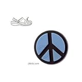 JIBBITZ PEACE SIGN SHOE CHARM - O/S - ASSORTED