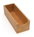 Lipper International Bamboo 4-1/2-by-12-1/2-Inch Sock/Stocking Box