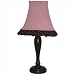Pam's Pink Petals Lamp in Chocolate