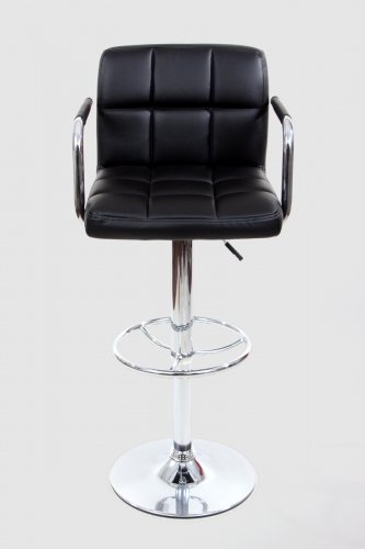 Design Barhocker in schwarz höhenverstellbar