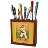 Florene Sports - Vintage Brooklyn Dodgers - Tile Pen Holders-5 inch tile pen holder