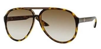 Click here to buy Gucci 1627 HAVANA BROWN GRAY GRADIENT LENS Sunglasses by Gucci.