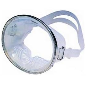 Swim Mask- JoeDiver's Classic Round Silicone or Black Rubber - Scuba Dive Mask by 