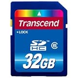 31Ls4IYFxML. SL160  Transcend 32 GB SDHC Class 6 Flash Memory Card TS32GSDHC6