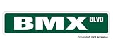 BMX -Street Sign- signs bike rider frame decal racing