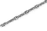 Silver Marcasite Bracelet, Size: 7.5 31LsDsLbMdL. SL160 Silver Marcasite Bracelet, Size: 7.5