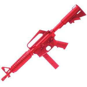ASP LE Red Training Equipment Colt SMG Red Training Rifle Rubber Patended Sol...