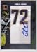 2008 Topps Letterman Patches Jersey Number #JNPCL Chris Long 72 - St. Louis Rams (RC ? Rookie Card - Autographed - Serial #d to 75) (Football Cards)