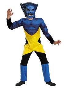  Disguise X-Men Beast Quality Muscle Child Costume