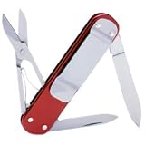Money Clip, Red Alox, 74mm