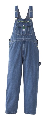 Liberty Men's Stonewashed Denim Bib Overall, Stone Washed, 44/28