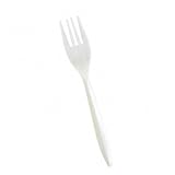 (Price/CT)Fork, Plastic, Medium Weight, 1000/CT, White