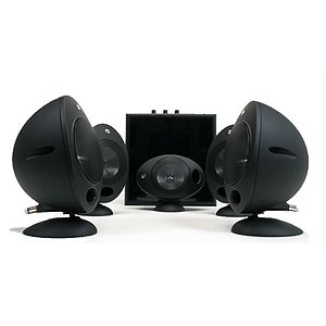 KEF KHT2005.2 Black 5.1-Channel Home Theater System