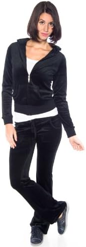 Zenana womens velour suit set