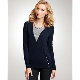 Buy Ann Taylor Ladies Desert Sky Merino Wool Wrap Cardigan
