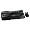 Microsoft Wireless Media Desktop 3000 - Keyboard - wireless - RF - 104 keys - mouse - USB wireless receiver - black, silver - English - OEM (pack of 3 )