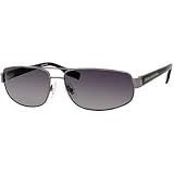 Hugo Boss 0320/S Men's Polarized Navigator Full Rim Designer Sunglasses - Dark Ruthenium Black/Gray Sh