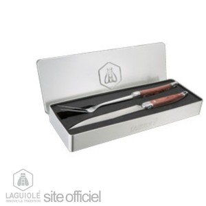 Set de 2 pièces en inox et bakelite LAGUIOLE pour Barbecue