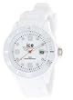 Ice Watch - SI.WE.B.S.09 - Ice Blanc - Montre Homme - Quartz Analogique - Cadran Blanc - Bracelet Silicone Blanc - Grand Mod�le