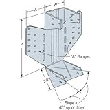 Simpson Strong Tie LSSU210-2 Double 2 x 10 Adjustable Light Slopeable/Skewable U Hangers