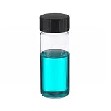 View Details for Wheaton 225289 25mL Clear Vial In Lab File With 24-400 Solid Black Phenolic 14B Rubber Lined Cap Attached, 28mm Diameter x 73mm Height (72 Vials Per Lab File)