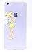 (6 (4.7)-Tinkerbell-Silicone Case) ROXX iPhone 6 (4.7) / 6s Case Fairy Tale Soft Rubber TPU Silicone Cases Featuring Disney Snow White Tinkerbell Holding Apple for iPhone 6 (4.7)