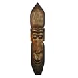Lisu Tribe Carved Monkey Wall Art
