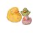 Mud Pie Baby E-I-E-I-O Rubber Duck Light-Up Toy Set
