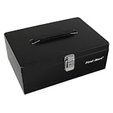 First Alert 3020F Locking Steel Box with Removable Cash Tray