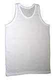Mens Light Weight 100% Cotton Underwear Sleeveless Vest (pack of 3)
